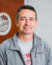 Dan McClarnon, Engineering team member, posing inside our office.